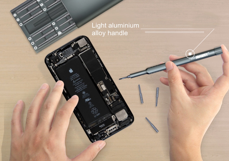 Bộ dụng cụ sửa chữa đa năng từ tính 24 trong 1 Jakemy JM-8168