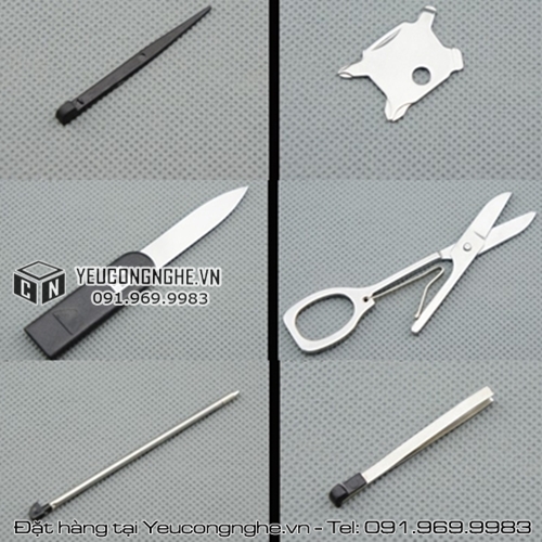 Kit dụng cụ đa năng 9 trong 1 nhỏ bằng card visit