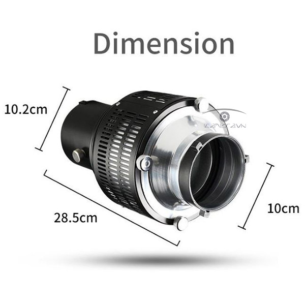 Bộ hiệu ứng Snoot Optical OT1 ngàm Bowen tạo bóng nghệ thuật