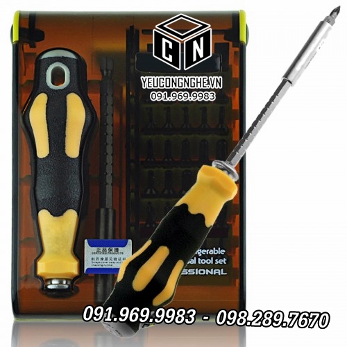 Bộ tua vít đa năng sửa chữa điện tử 37 trong 1 model JM 6091