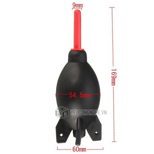 Bóng hơi thổi bụi hình tên lửa rocket air dust blower