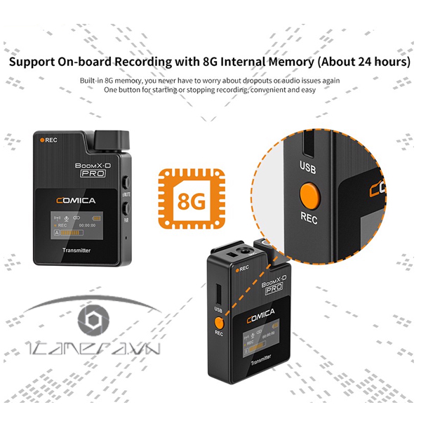Micro Không Dây 2.4G Comica BoomX-D Pro D1 / Pro D2