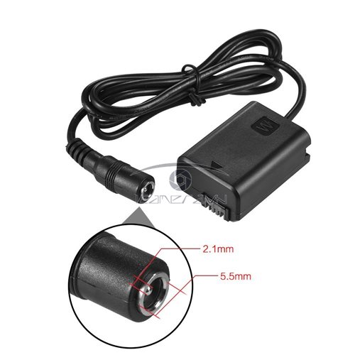 Bộ trợ nguồn Pin ảo dùng cho máy ảnh Sony NP-FW50