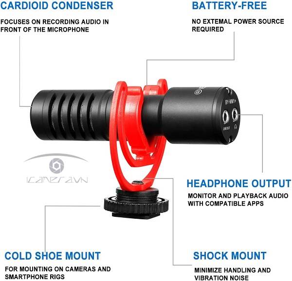 Mic thu âm Boya BY-MM1+