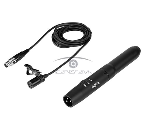 Mic gắn áo phỏng vấn XLR Cardioid Boya BY-M11C