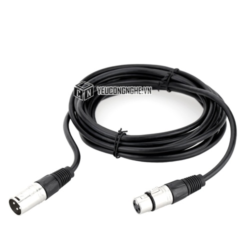 Cáp chuyển đổi đầu dây mic XLR male ra XLR female YX-1672A dài 3m