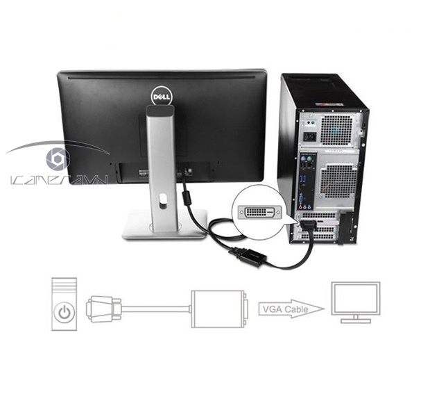 Cáp chuyển đổi DVI 24+1 to VGA cao cấp Ugreen UG-40259