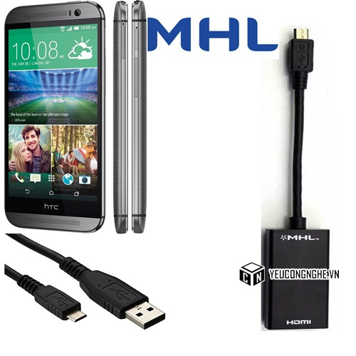 Các loại Jack, dây, thiết bị chuyển đổi, nối dài MHL