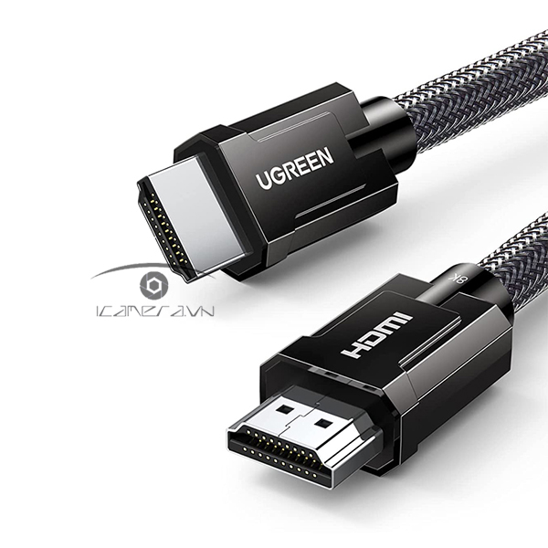 Cáp HDMI 2.1 hỗ trợ 8K/60Hz chính hãng Ugreen 70319/70320/80602