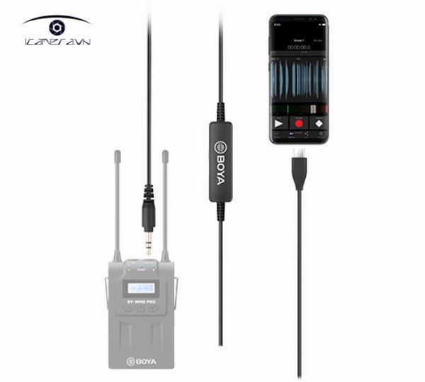 cap ket noi am thanh BOYA 35C-USB C 3,5mm den USB Type-C gia re ha noi