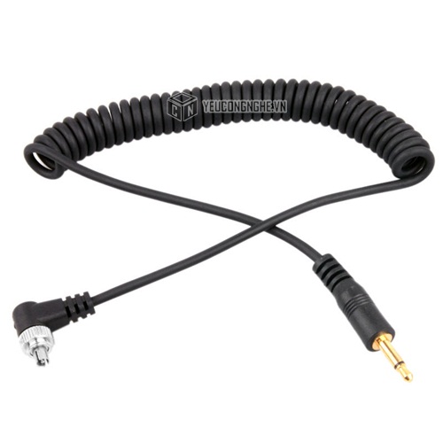 Cáp kết nối Jack 3.5mm ra đầu PC cho điều khiển và Flash trigger