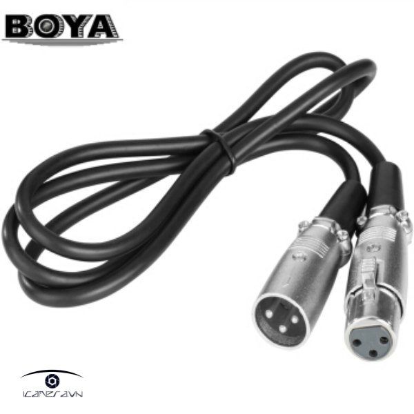 cap micro XLR M sang XLR F 3m BOYA XLR-C3 gia re ha noi