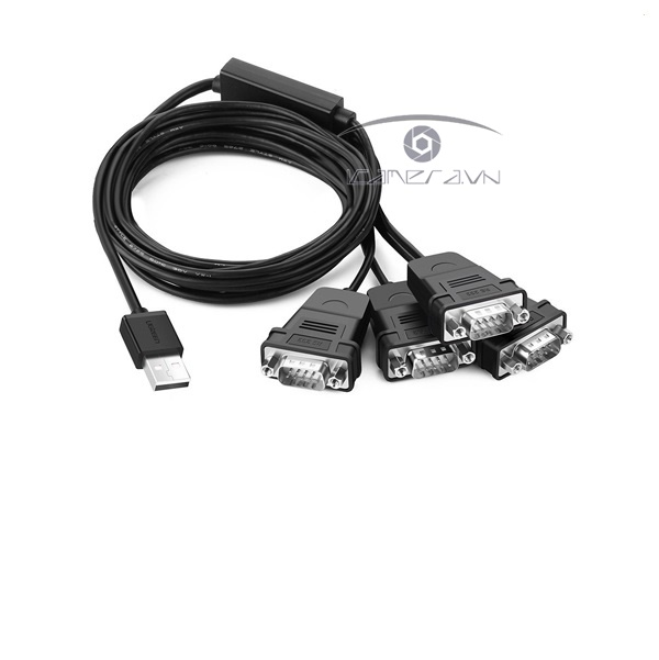 Cáp USB to 4 cổng RS232 (Com) chính hãng Ugreen 30770