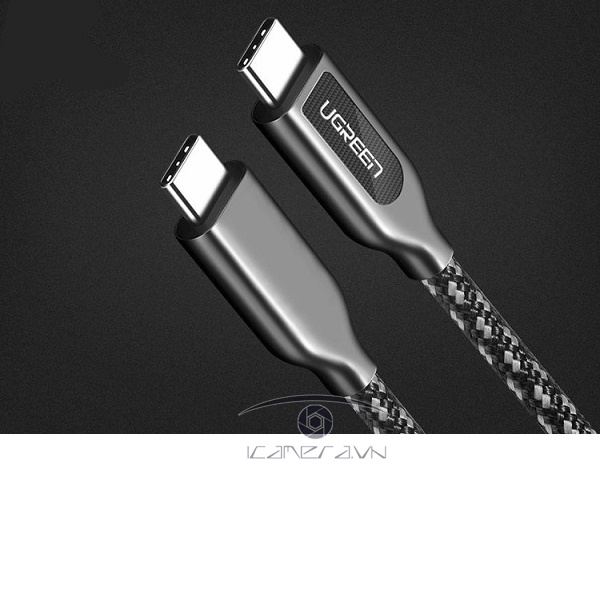 Cáp USB Type C to USB Type C Ugreen 50224/50223dài 1m lõi hợp kim