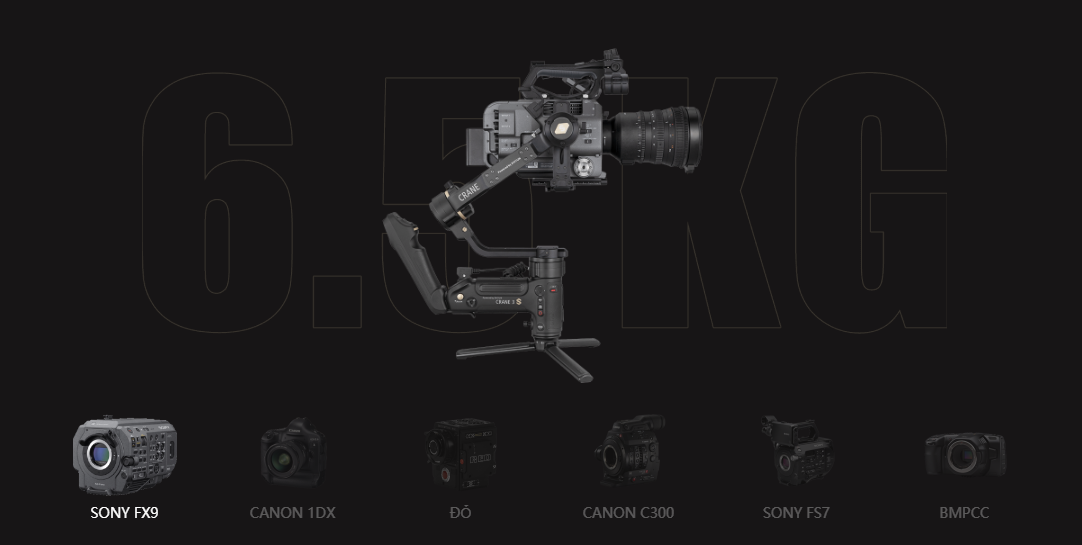 Gimbal chống rung thế hệ mới - Zhiyun Crane 3S