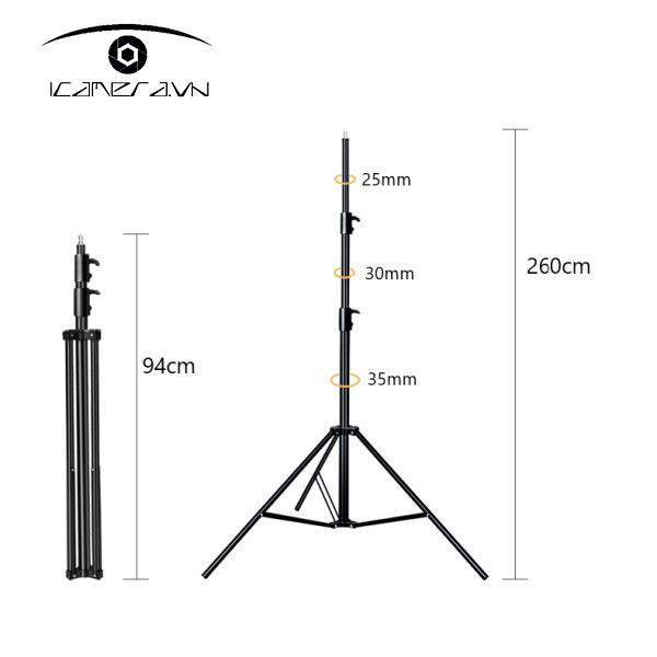 Chân đèn Studio Light Stand 2.6m