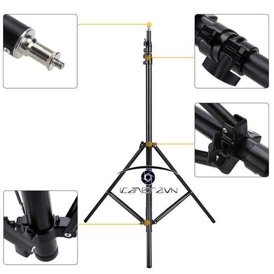 Chân đèn studio light stand 2.8m