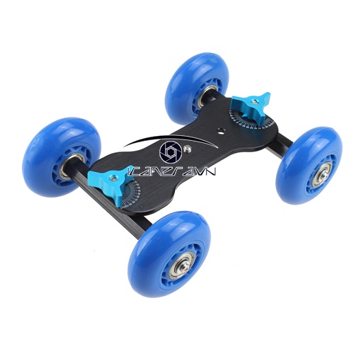 Dolly slider chân đỡ bánh xe trượt hỗ trợ quay phim chụp ảnh