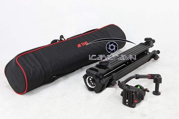 Chân máy quay tripod chuyên nghiệp Jieyang JY0508B đầu ball head tải 5kg