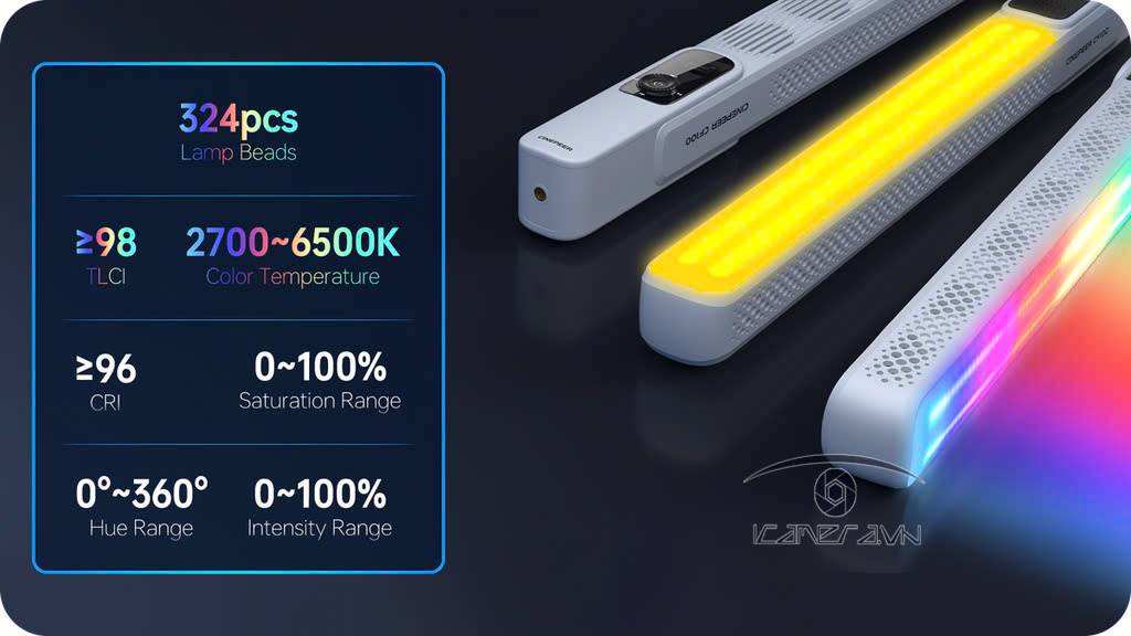 Đèn led Zhiyun CinePeer CF100