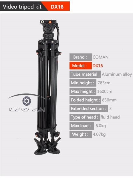 Chân máy quay Coman DX16S