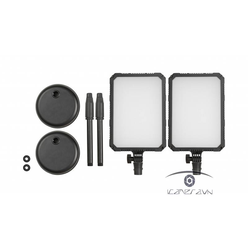 Bảng đèn LED studio NanLite Compac 24B Desktop 2 Kit