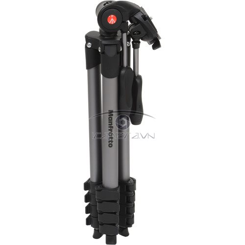 Chân máy tripod Compact Advanced nhôm đen Manfrotto