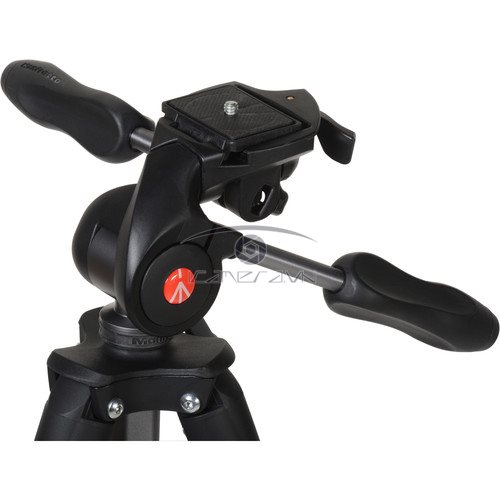 Chân máy tripod Compact Advanced nhôm đen Manfrotto