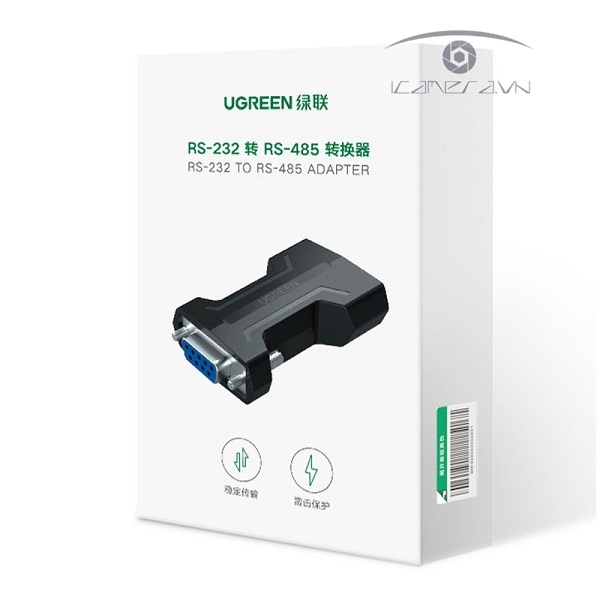 Đầu chuyển RS232 DB9 to RS485 Ugreen 80110