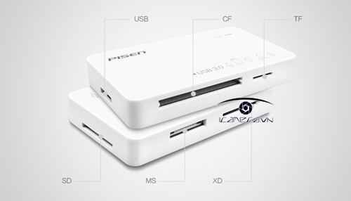 Đầu đọc thẻ 3.0 Pisen All-In-One TS-E111 USB 3.0