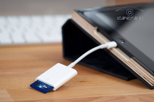 Đầu đọc thẻ SD cho iPad Lightning to SD card camera reader