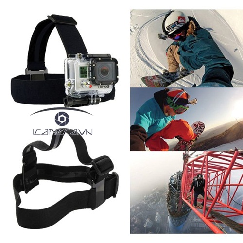 Dây đeo đầu cho Camera hành trình Gopro Hero Elastic Adjustable head strap belt
