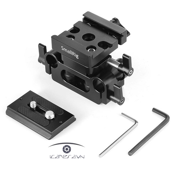SMALLRIG 15mm Rail System Universal Baseplate DBC2272B