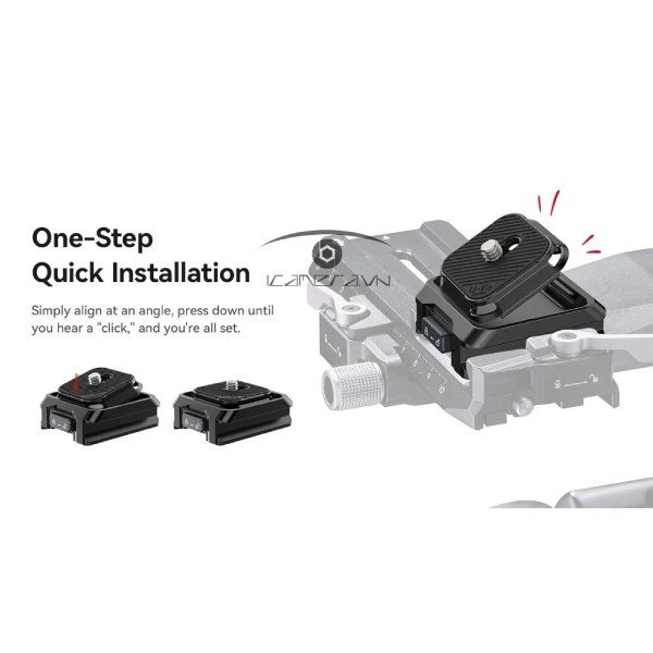 Đế thao tác nhanh Ulanzi UKA05 cho DJI RS2/3/4