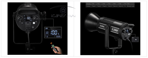 Đèn Led quay phim chụp ảnh Godox SL200W II