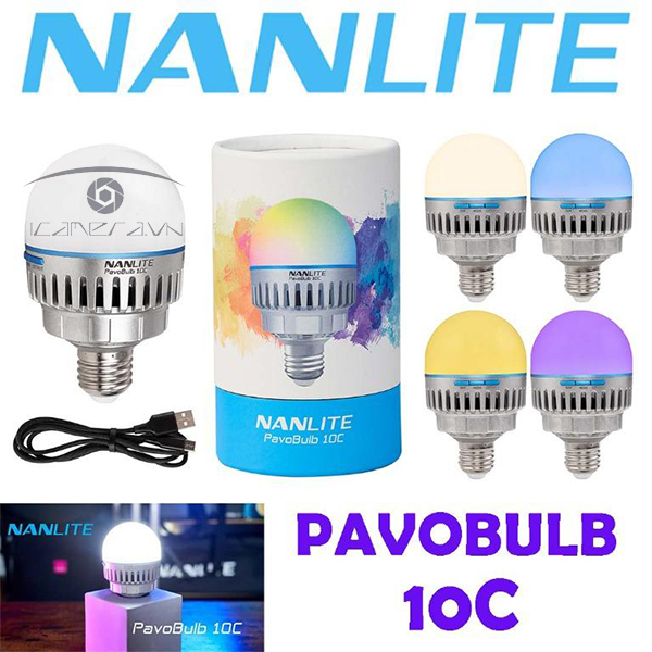 Bóng đèn LED Nanlite PavoBulb 10C RGBWW 1Kit