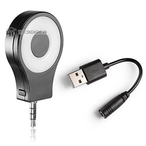 Đèn led selfie cho điện thoại smartphone 8 bóng HF0802