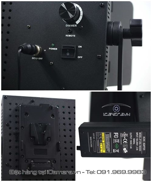 Đèn led NANGUANG CN-900SA studio chuyên nghiệp 900 bóng siêu sáng
