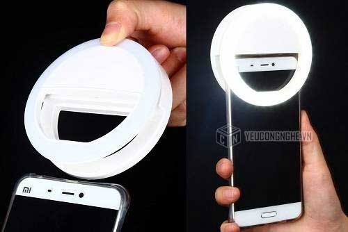 Đèn led tròn chụp ảnh cho điện thoại dạng kẹp Selfie Ring Light RL-36