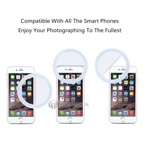 Đèn led tròn chụp ảnh cho điện thoại dạng kẹp Selfie Ring Light RL-36