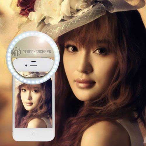 Đèn led tròn chụp ảnh cho điện thoại dạng kẹp Selfie Ring Light RL-36