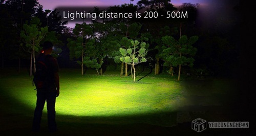 Đèn pin đội đầu led siêu sáng cỡ lớn SF-K15
