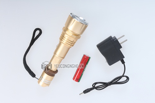 Đèn pin led Cree kèm pin sạc 18650 6000mAh Power style WY8181