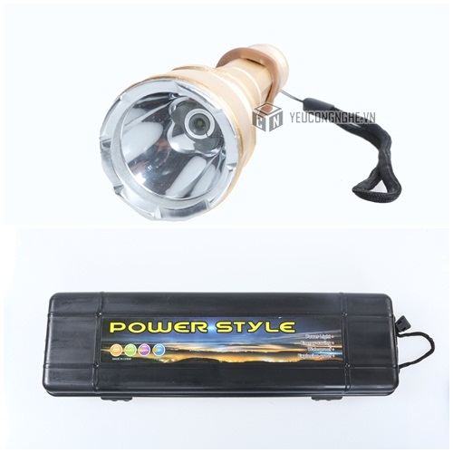 Đèn pin led Cree kèm pin sạc 18650 6000mAh Power style WY8181