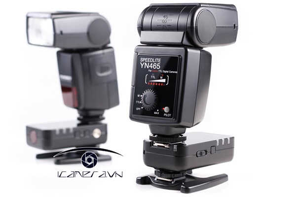 Đèn speedlite flash Yongnuo YN-465 cho máy ảnh Canon, Nikon chế độ TTL tiện dụng