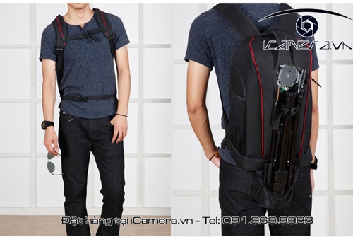 Balo cho máy ảnh Canon, Nikon model Caden K6 nhỏ gọn giá rẻ
