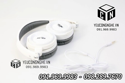 Tai nghe nhạc hay, bass mạnh, giá rẻ stereo headset Salar EM520