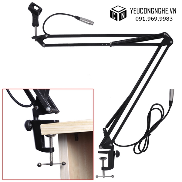 Giá để micro phòng thu khớp khuỷu xoay giá rẻ NB-39
