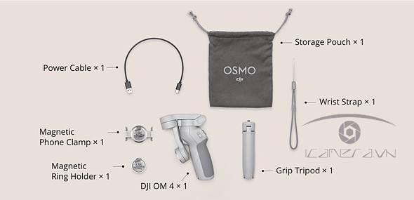 Tay cầm chống rung điện thoại - DJI OM4 chính hãng