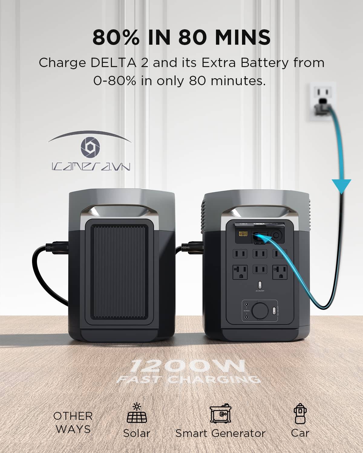 Pin phụ Ecoflow Delta 2 extra battery